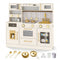Pretend Toy Kitchen Set with Stoves and Water Dispenser