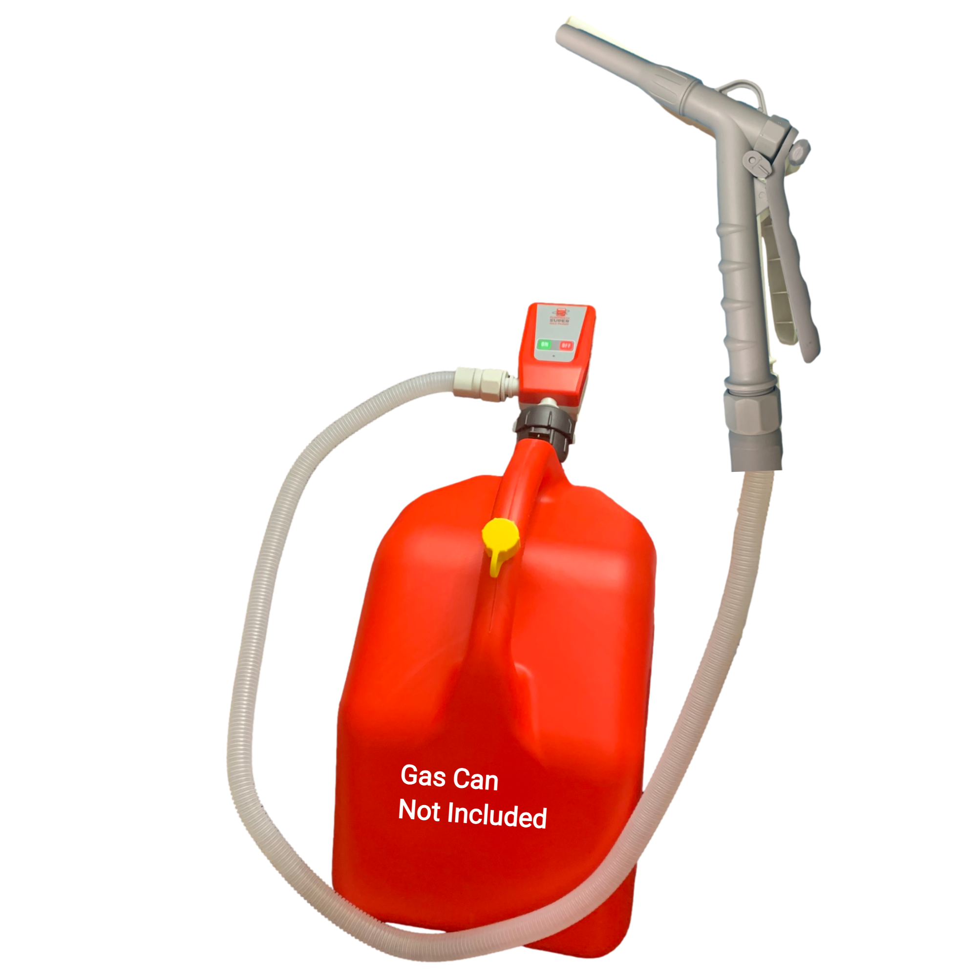 *New* PumpMatic Super Gas Pump w/ 4.25 Ft Hose & Flow Control Nozzle