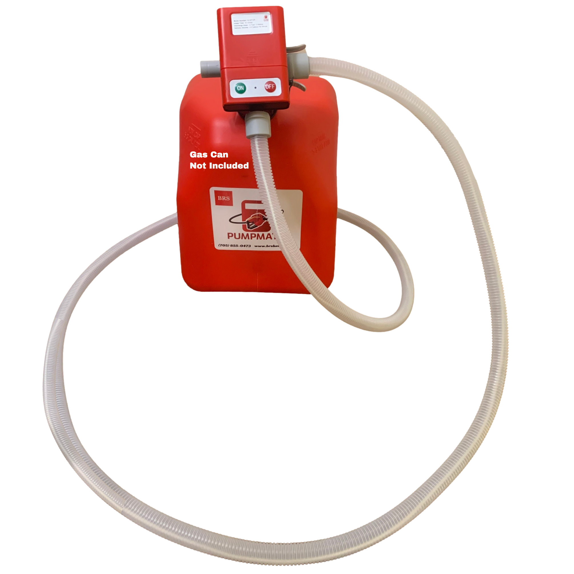 *New* PumpMatic Super Long Gas Pump w/ 12 Ft Hose - 3.2 GPM - Gas, Diesel, Kerosene