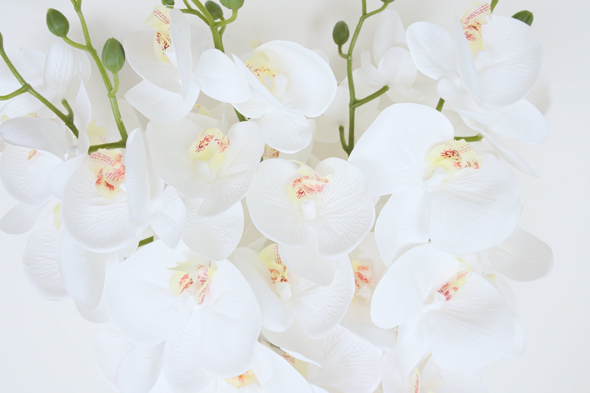 Zuna Artificial White Orchid Bouquet 42'' X 12''(Set Of 6) 