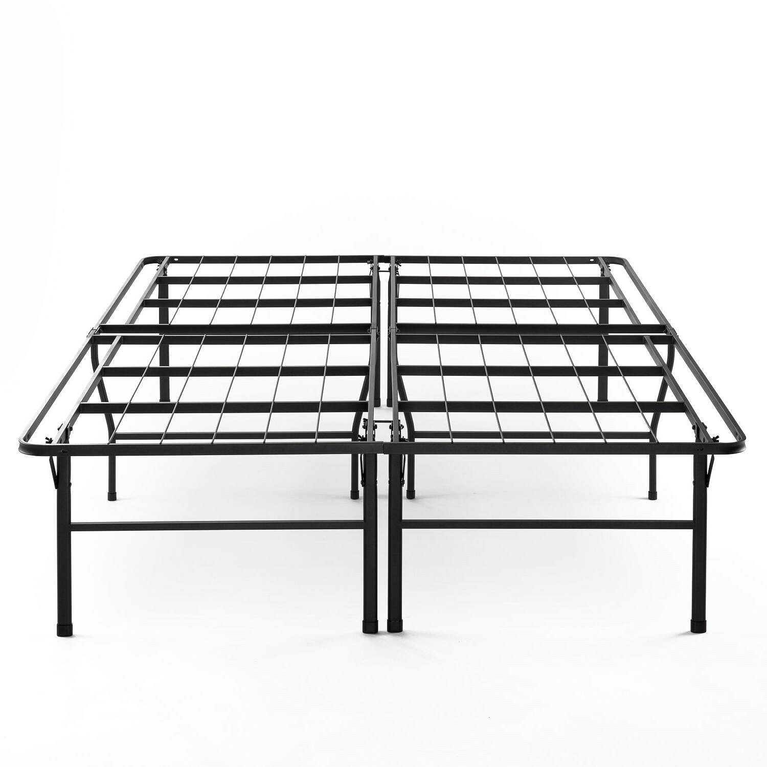 Queen size 18-inch High Rise Folding Metal Platform Bed Frame - Free Shipping