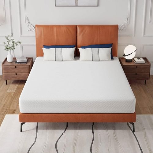 Queen size 8-inch Thick Medium Firm Cool Gel Memory Foam Mattress - Free Shipping 