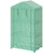 Outsunny 3 Tier Mini Greenhouse, Portable Flower Stand with Shelf Clips, Indoor Greenhouse with Steel Frame, Green