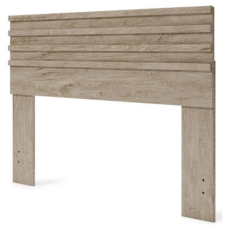 Queen size Farmhouse Headboard in Rustic Natural Wood Finish - Free Shipping 