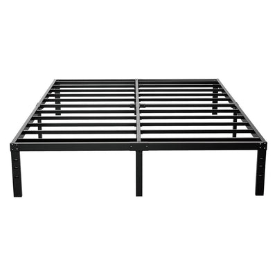 Queen 16-inch Heavy Duty Metal Bed Frame with 3,500 lbs Weight Capacity - Free Shipping 