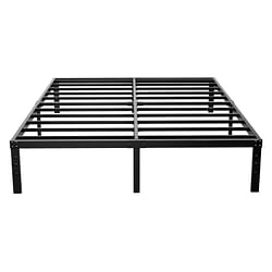 Queen 16-inch Heavy Duty Metal Bed Frame with 3,500 lbs Weight Capacity - Free Shipping