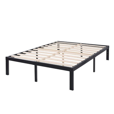 Queen Heavy Duty Metal Platform Bed Frame with Wood Slats 3,500 lbs Weight Limit - Free Shipping 