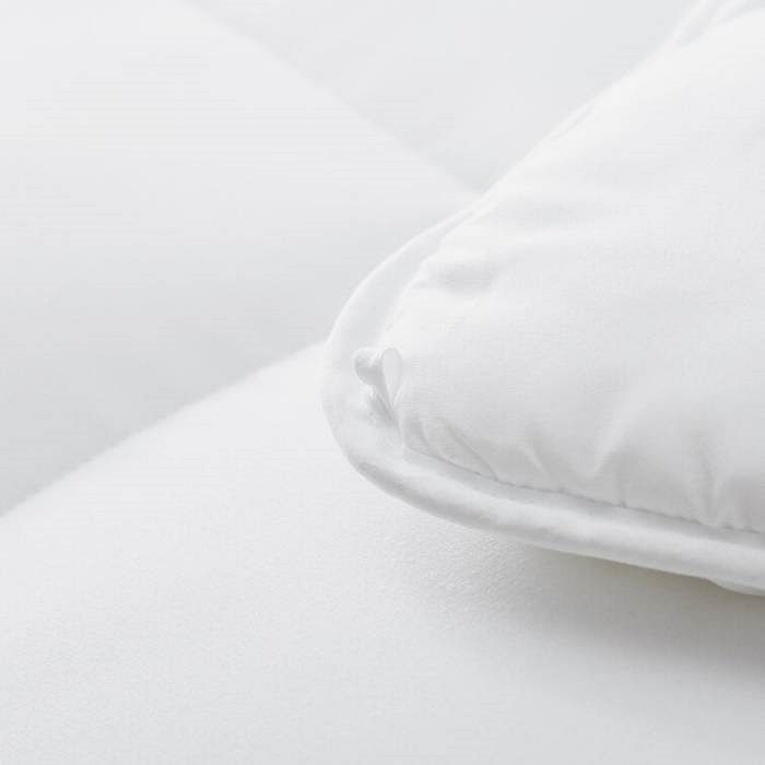 Queen Size Cozy All Seasons Plush White Polyester Down Alternative Comforter - Free Shipping