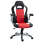 Racing Gaming Chair PU Leather Office Chair Executive Computer Desk Chair with Adjustable Height, Flip Up Armrest, Swivel Wheels, Red