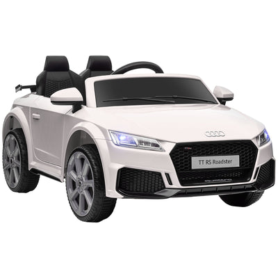 Aosom Licensed Ride-On Car: 6V Electric, Kids, Remote Control, Battery Powered, White 