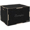 Soozier 24/20/16 In Wooden Plyometric Jump Box with Handle Openings for Home Gym Workout Training