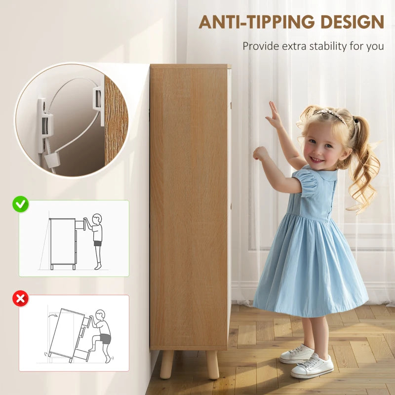 Narrow Shoe Cabinet for Entryway with 2 Flip Drawers, Top Drawer and Adjustable Shelves for 12 Pairs of Shoes, White