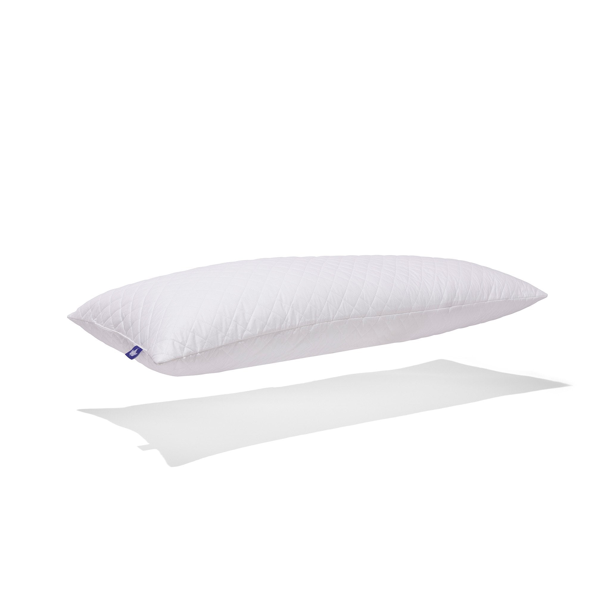 Quilted White Goose Feather Body Pillow 