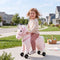 Pink Unicorn Ride-On Toy with Wheels, Sounds & Plush Design for Kids Ages 2–5