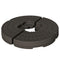 Outsunny Cantilever Umbrella Base: 4-Piece Circular Water/Sand Fillable Stand with Carry Handles