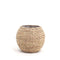 Rafa Water Hyacinth Natural Round Floor Planter – Handmade Sustainable Basket Planter for Faux Plants & Home Décor by ArtiPlanto