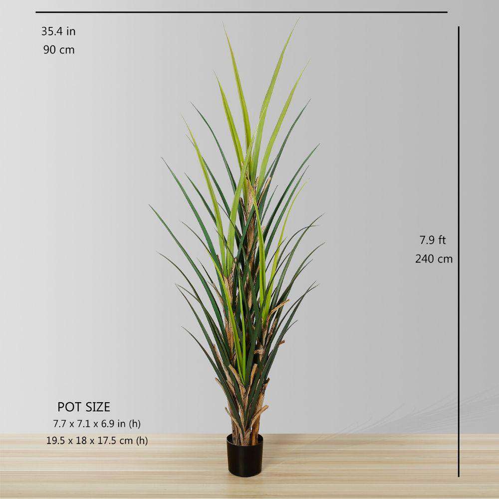 Ralu Aloe Artificial Tree Potted Plant (Multiple Sizes) 