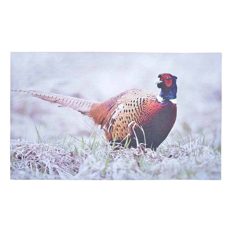Doormat Pheasant. Recycled Cru 