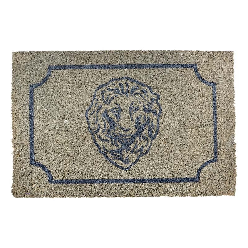 Doormat Coir Lion Head 
