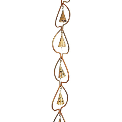 Flamed Aspen w/Bell Rain Chain 