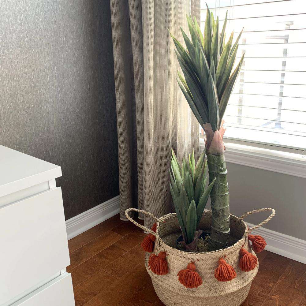Remi Artificial Aloe Tree Potted Plant 3' 