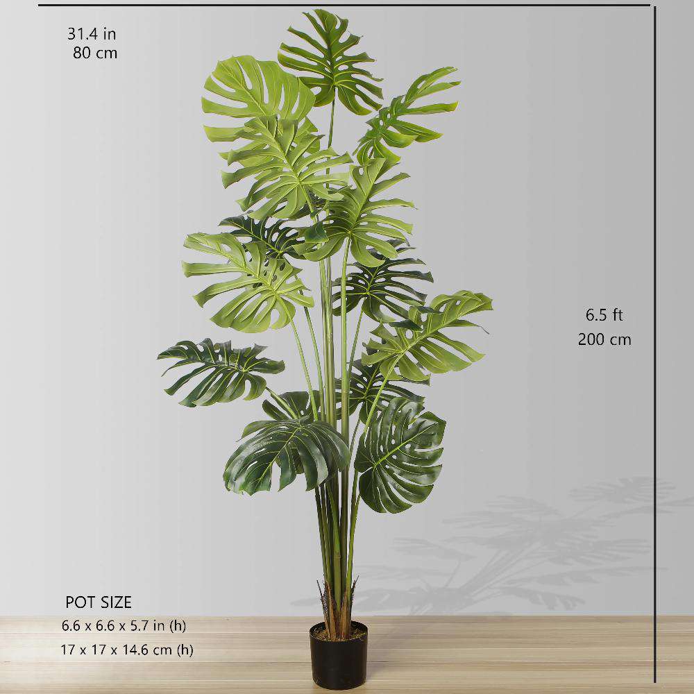 Rita Artificial Monstera Potted Plant (Multiple Sizes) 