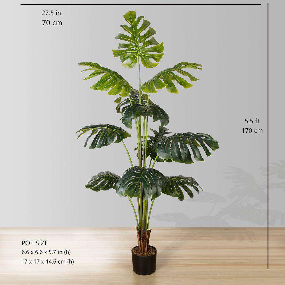 Rita Artificial Monstera Potted Plant (Multiple Sizes) 