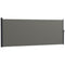 Outsunny Retractable Sidescreen: 13' x 5' Privacy Panel for Outdoor Garden Hot Tub Balcony Terrace Pool, Dark Grey
