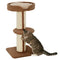 Cat Tree Kitty Tower with Sisal Mat Scratching Post, Cat Bed, Cushion, Perch, 18