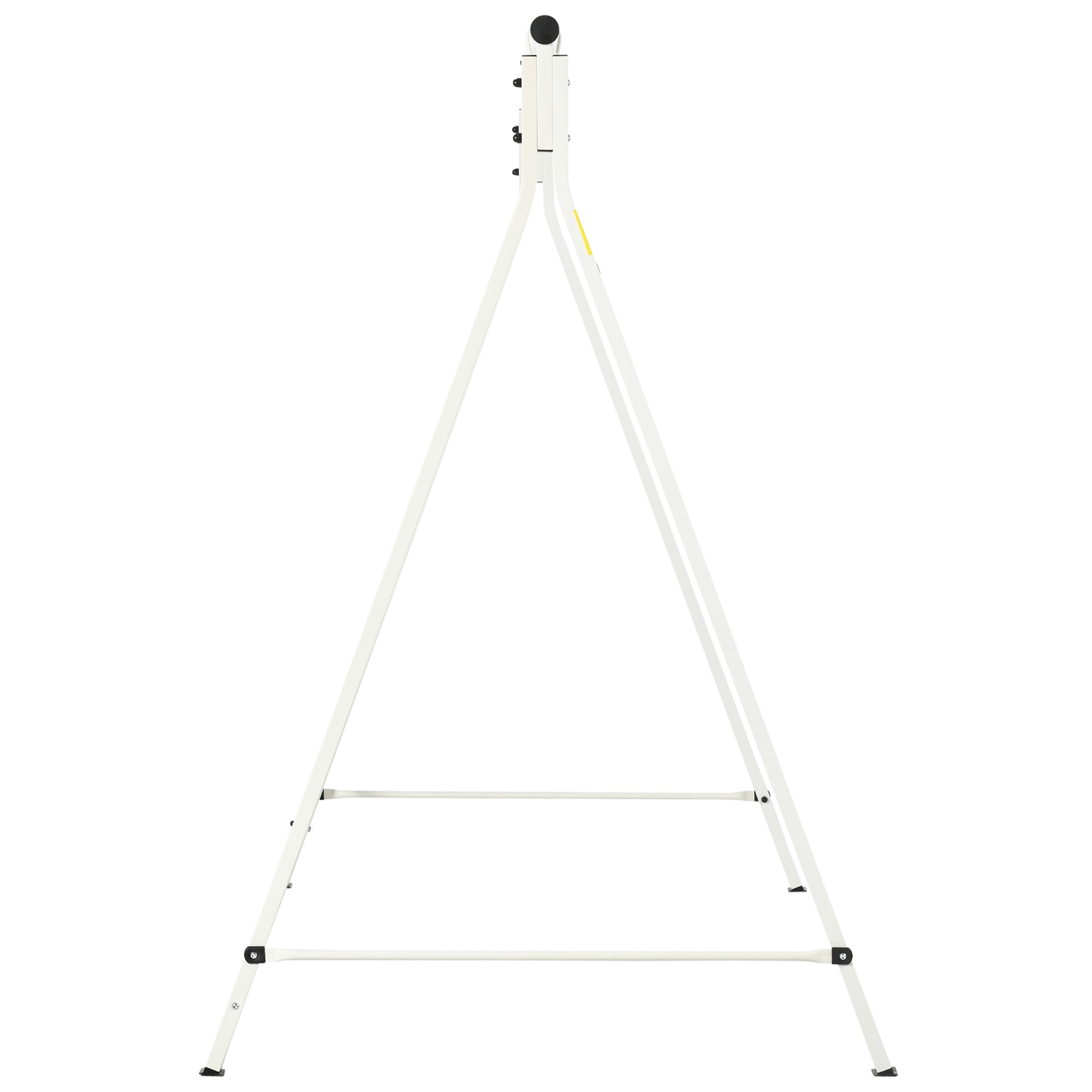 Outsunny Metal Swing Stand Swing Frame, Hanging Chair Stand Only, 528 LBS Weight Capacity, for Backyard, Patio, Lawn, White 