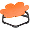 Qaba Flower-Shaped Kids Swivel Chair, Non-Slip Sensory Spinning Chair for Physical Coordination Training, Orange