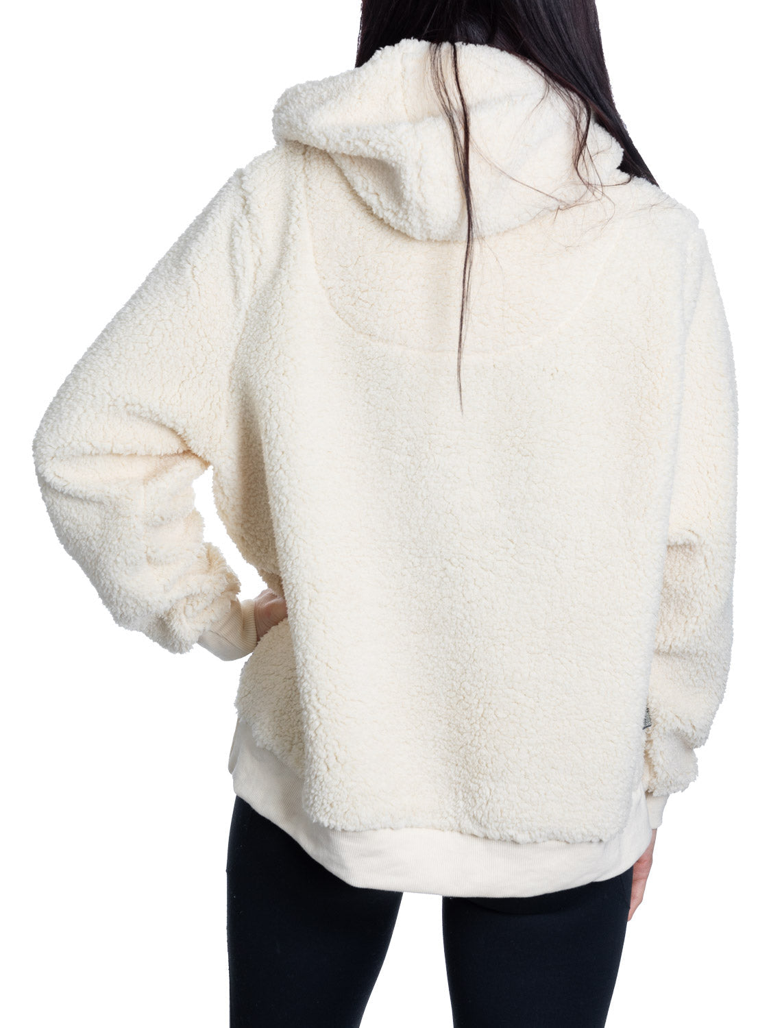 Pittsburgh Penguins Ladies Sherpa Hoodie with Premium Chenille Logo 