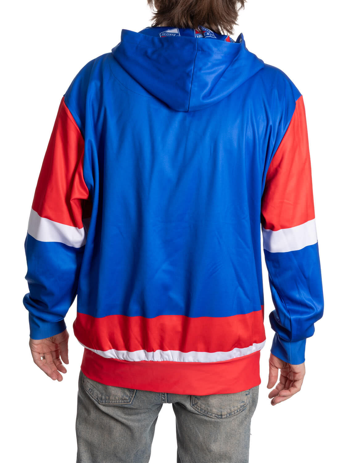 New York Rangers Hockey Lace Hoodie 
