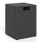 Rattan Propane Tank Cover Patio Hideaway Tank Side Table-Black