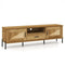 Rattan TV Stand for TVs up to 80