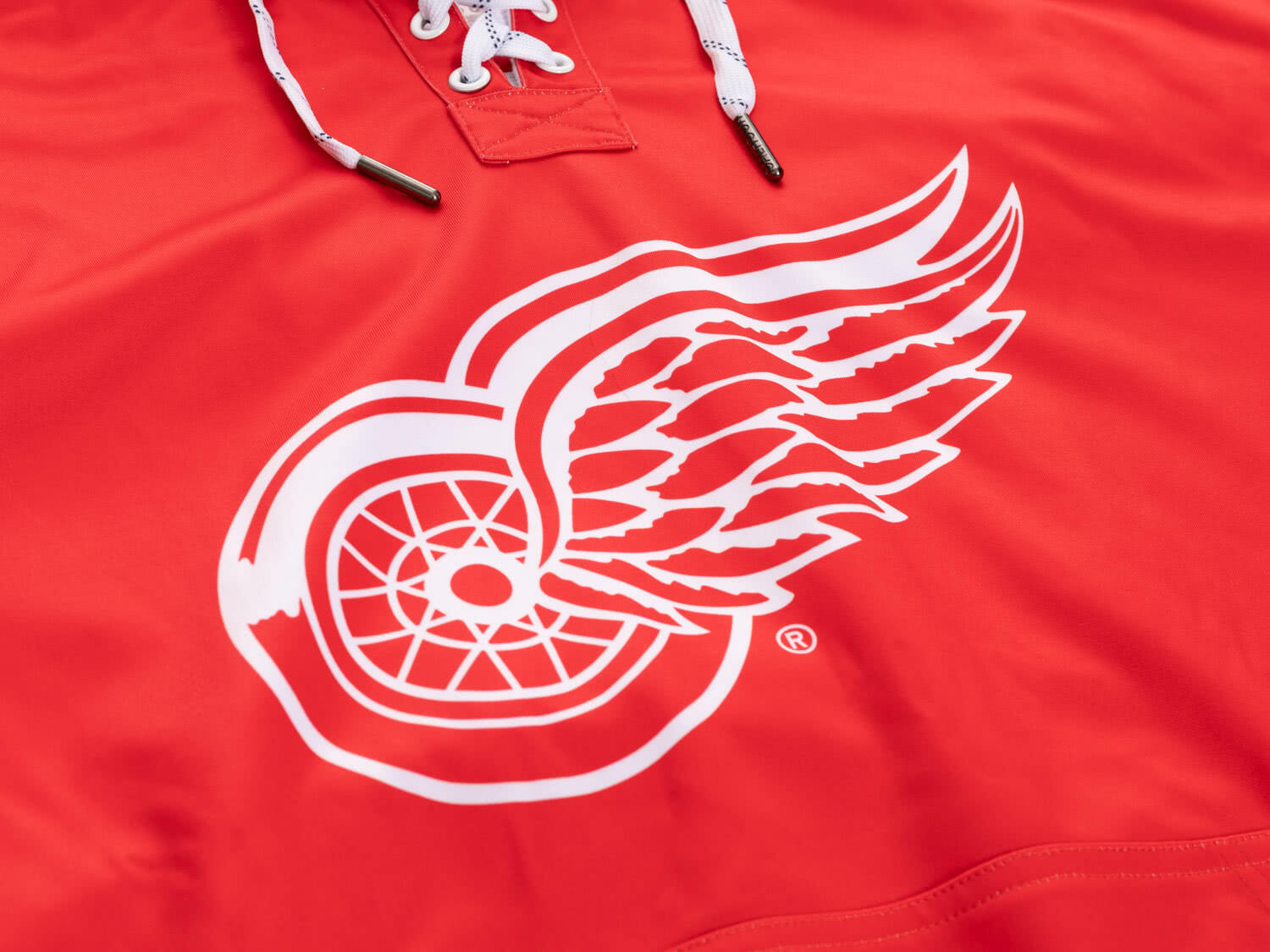 Detroit Red Wings Hockey Lace Hoodie 