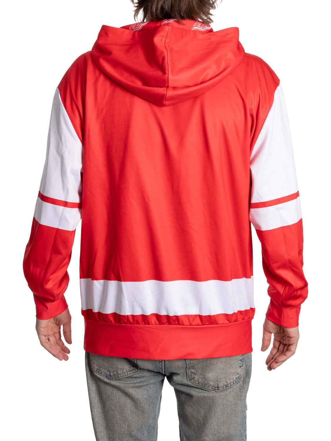 Detroit Red Wings Hockey Lace Hoodie 
