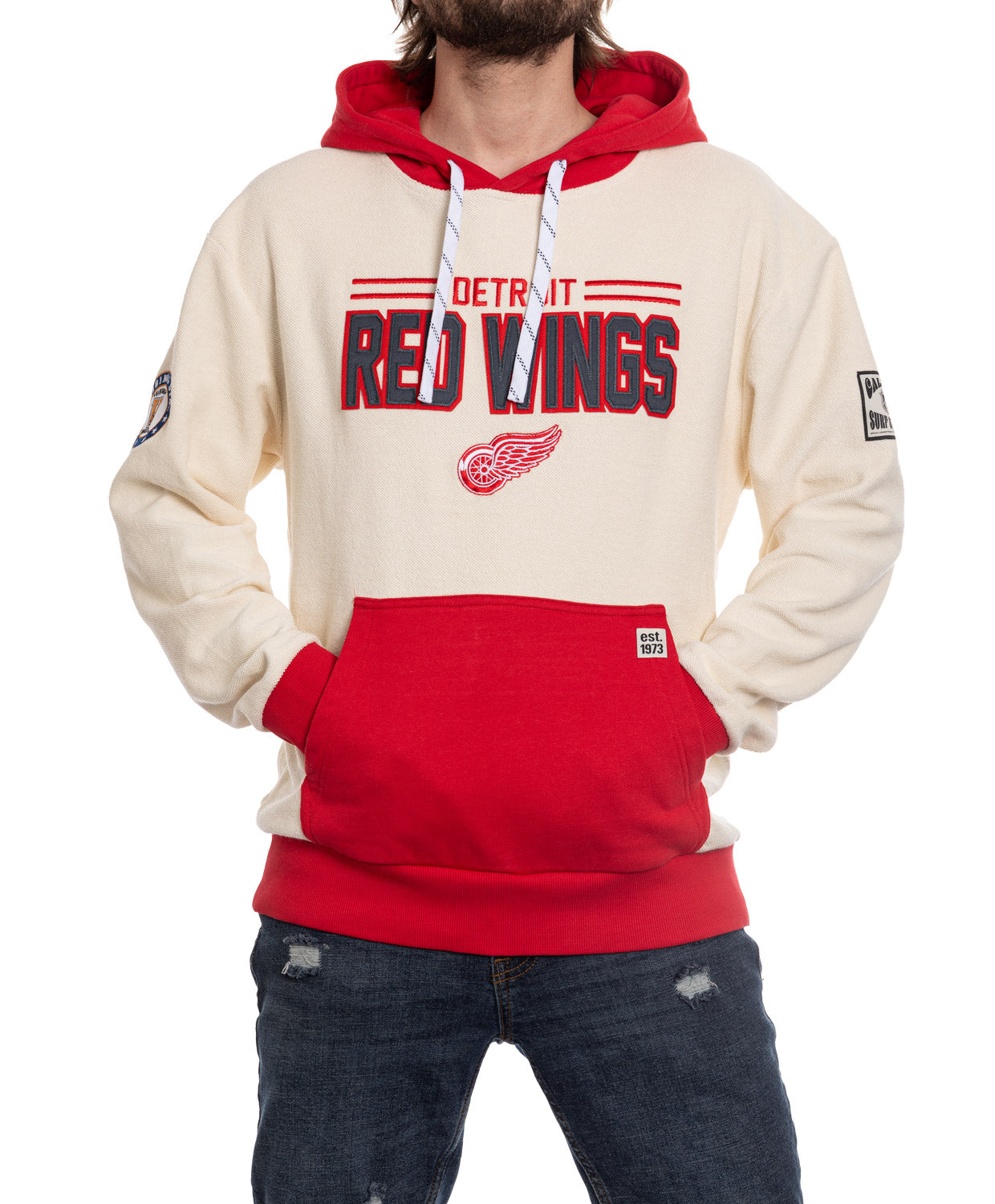 Detroit Red Wings NHL Unisex Reverse Terry Retro Premium Hoodie 