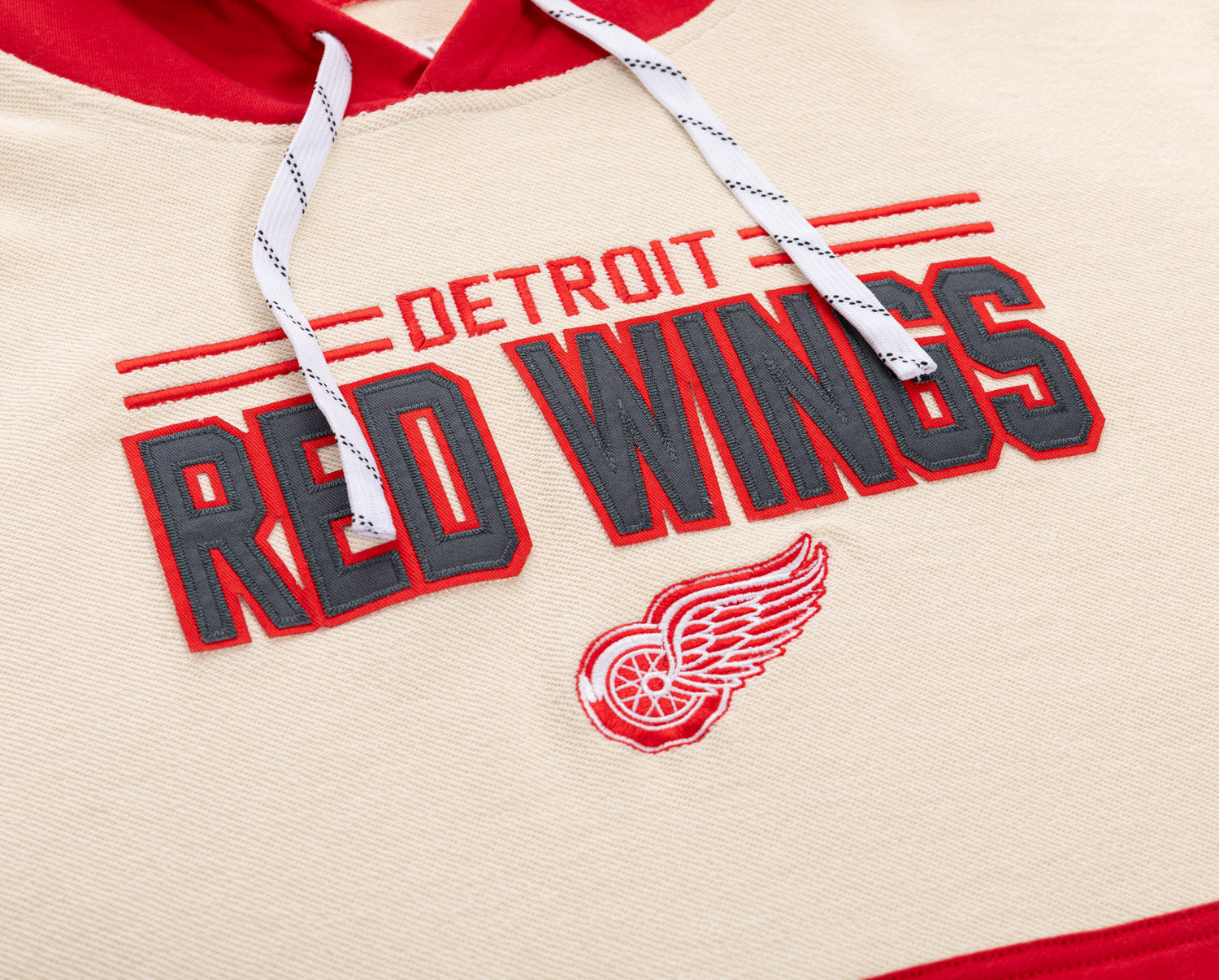 Detroit Red Wings NHL Unisex Reverse Terry Retro Premium Hoodie 