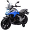 Qaba Honda Licensed 12V Ride on Motorbike for Kids with Headlights Music Training Wheels, for 3-6 Years, Blue