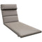 Patio Chaise Lounge Chair Cushion Replacement Sun Lounger Pads with Headrest and Ties, Dark Grey