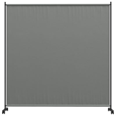 Outsunny 6ft Patio Privacy Screen, Weather-Resistant Room Divider with Wheels for Yard, Pool & Spa Areas 