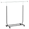 Rolling Clothes Rack Extendable Garment Stand for Hanging Clothes
