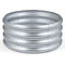 Round Galvanized Raised Garden Bed with Open-Ended Base