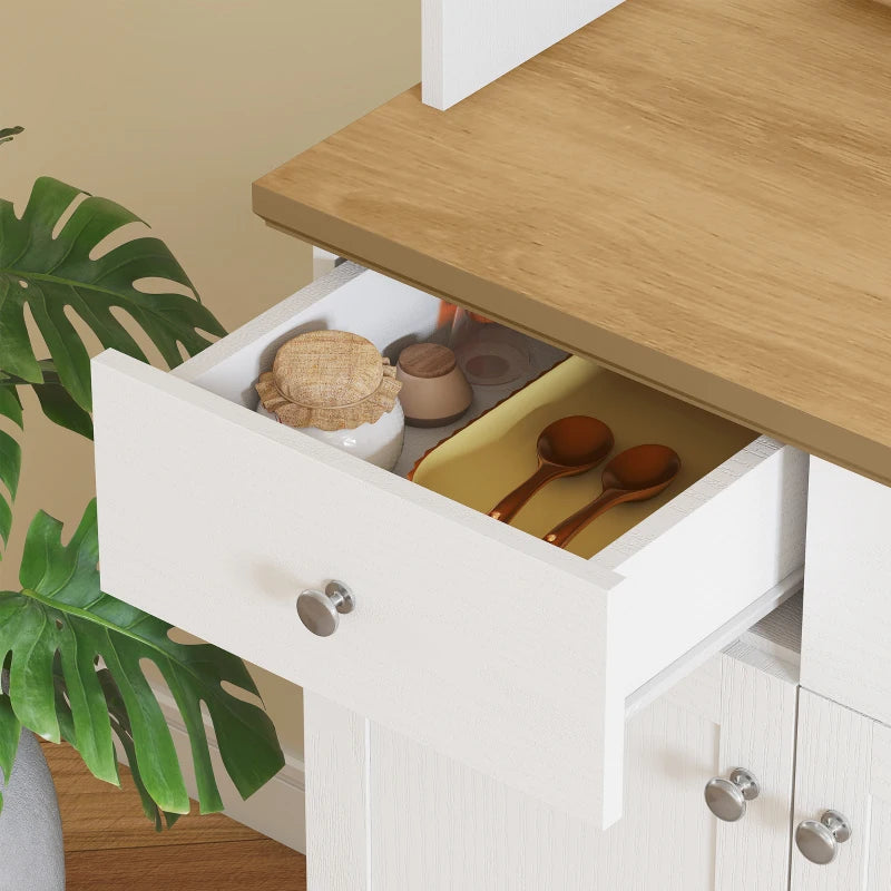 Kitchen Pantry Buffet Server Hutch Storage Sideboard Bookcase with Drawers & Cabinets for Living Room Cabinet Console