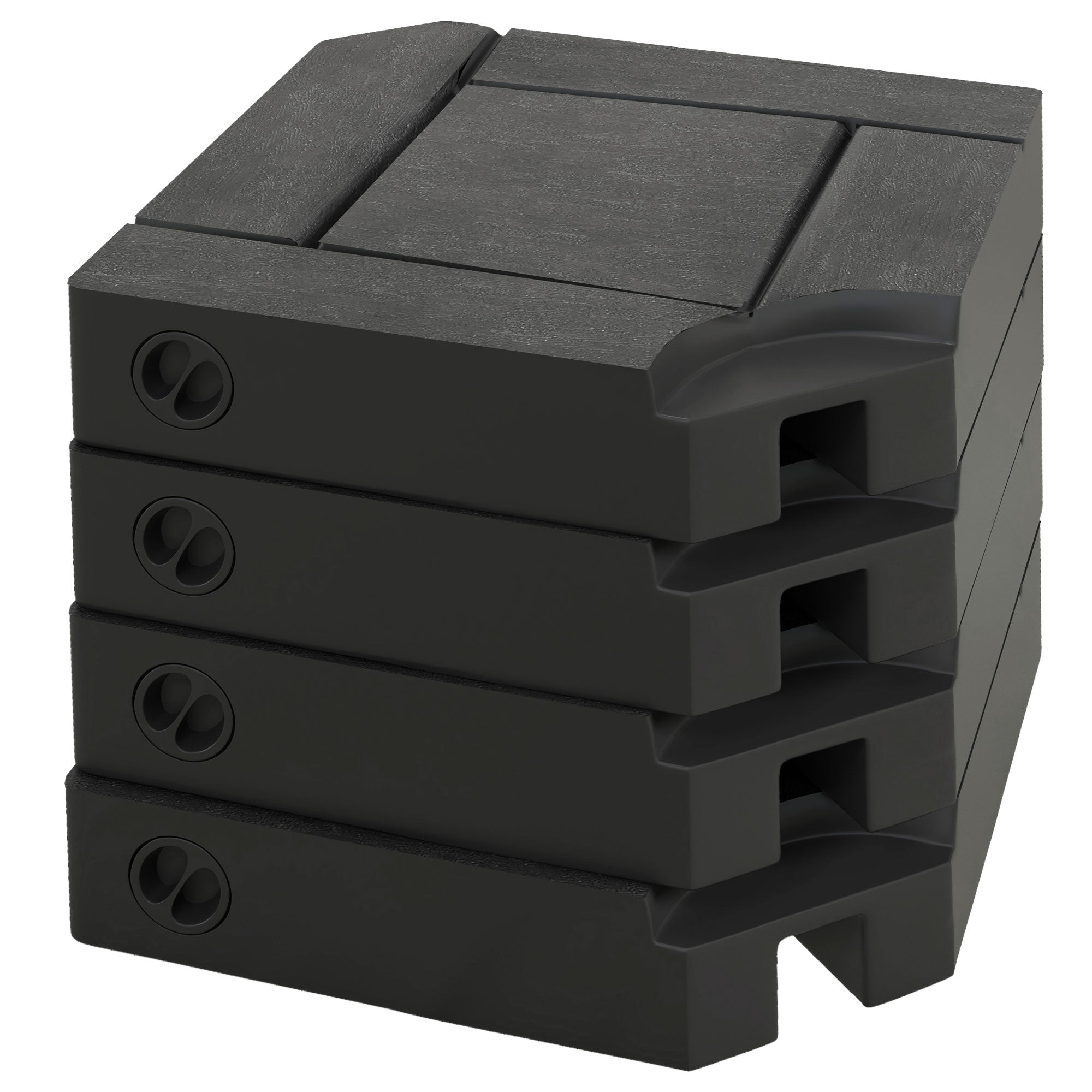 Outsunny Patio Umbrella Weight Bases: 4pc Water/Sand Fillable HDPE Cantilever Cross Stands 