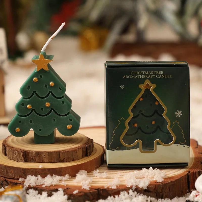 Christmas Aromatherapy Creative Christmas Tree Atmosphere Aromatherapy Candle Ornaments Romantic Christmas Gifts