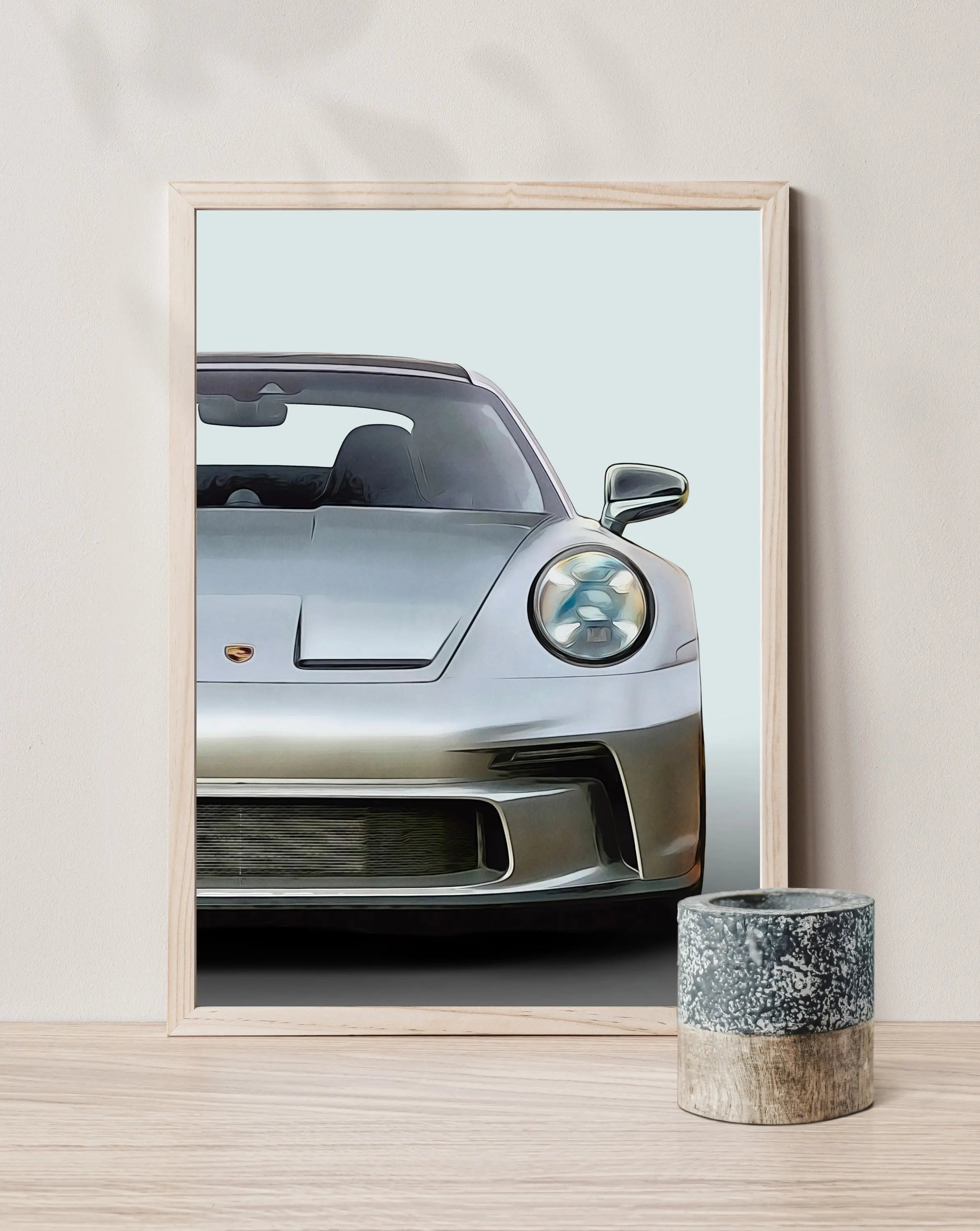 911 GT3 SuperCar Set of 3 Posters – Canvas Paintings, Sport Prints, Wall Art for Living Room, Frameless 