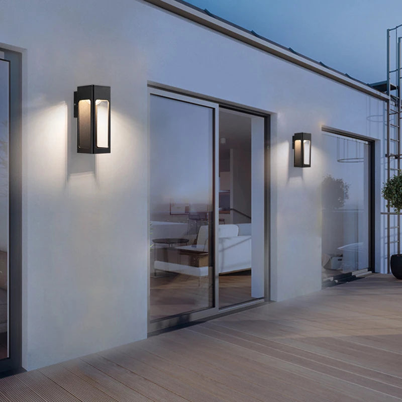 Outdoor Wall Lamp – IP54 Waterproof Retro Design for Balcony, Terrace, Entrance, Courtyard, Garden, and Farmhouse Lighting 