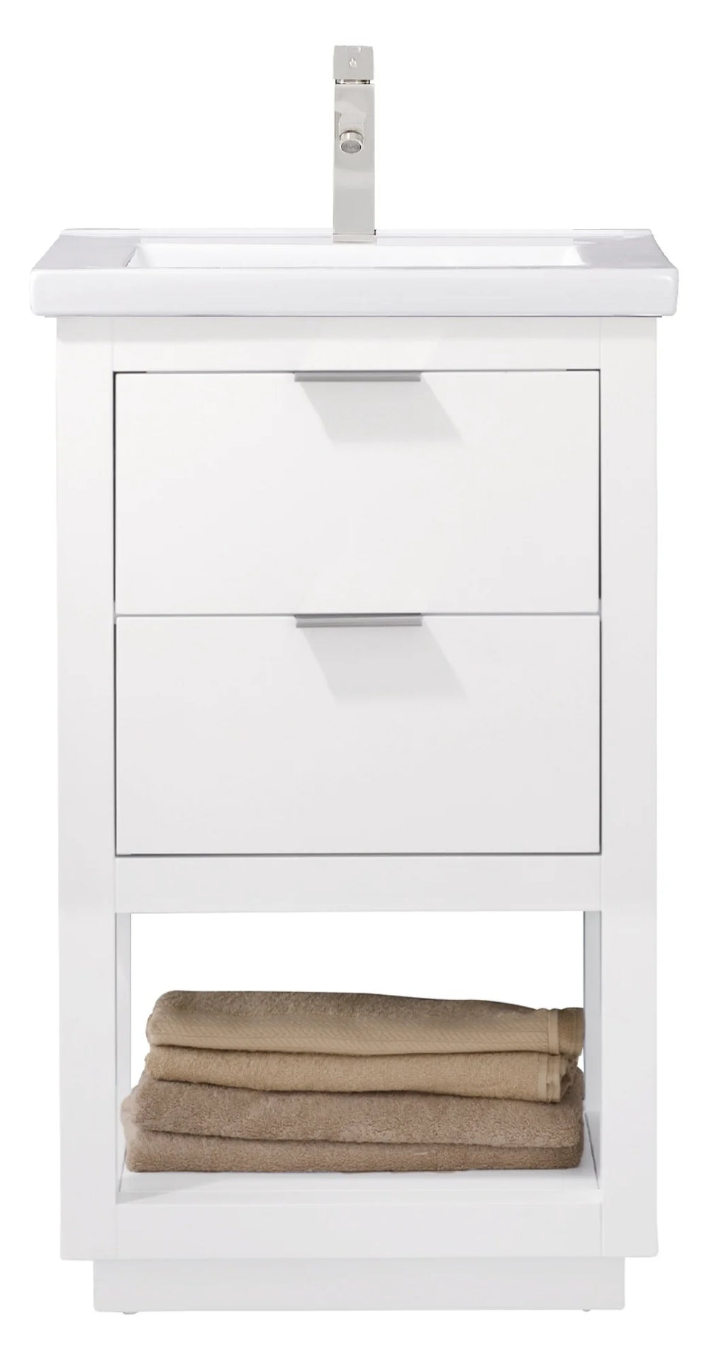 Klein 20" Single Sink Vanity with Porcelain Top